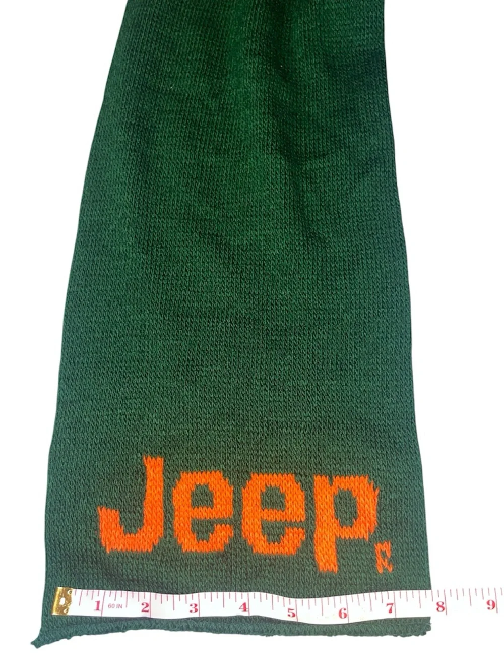 Jeep Green Scarf with Orange Logo